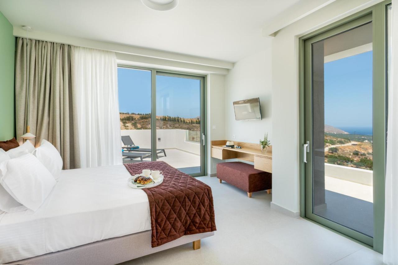 Luxurious Villa Cretan Aura With Private Heated Pool, Jacuzzi And Playroom Agios Ioannis  외부 사진