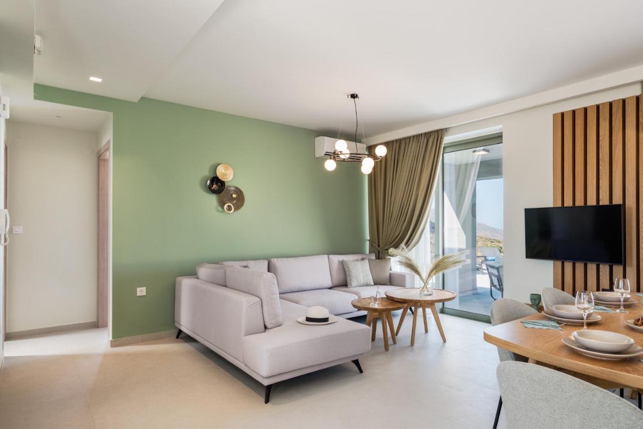 Luxurious Villa Cretan Aura With Private Heated Pool, Jacuzzi And Playroom Agios Ioannis  외부 사진