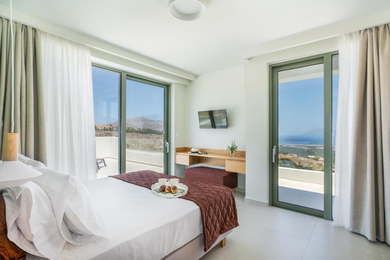 Luxurious Villa Cretan Aura With Private Heated Pool, Jacuzzi And Playroom Agios Ioannis  외부 사진
