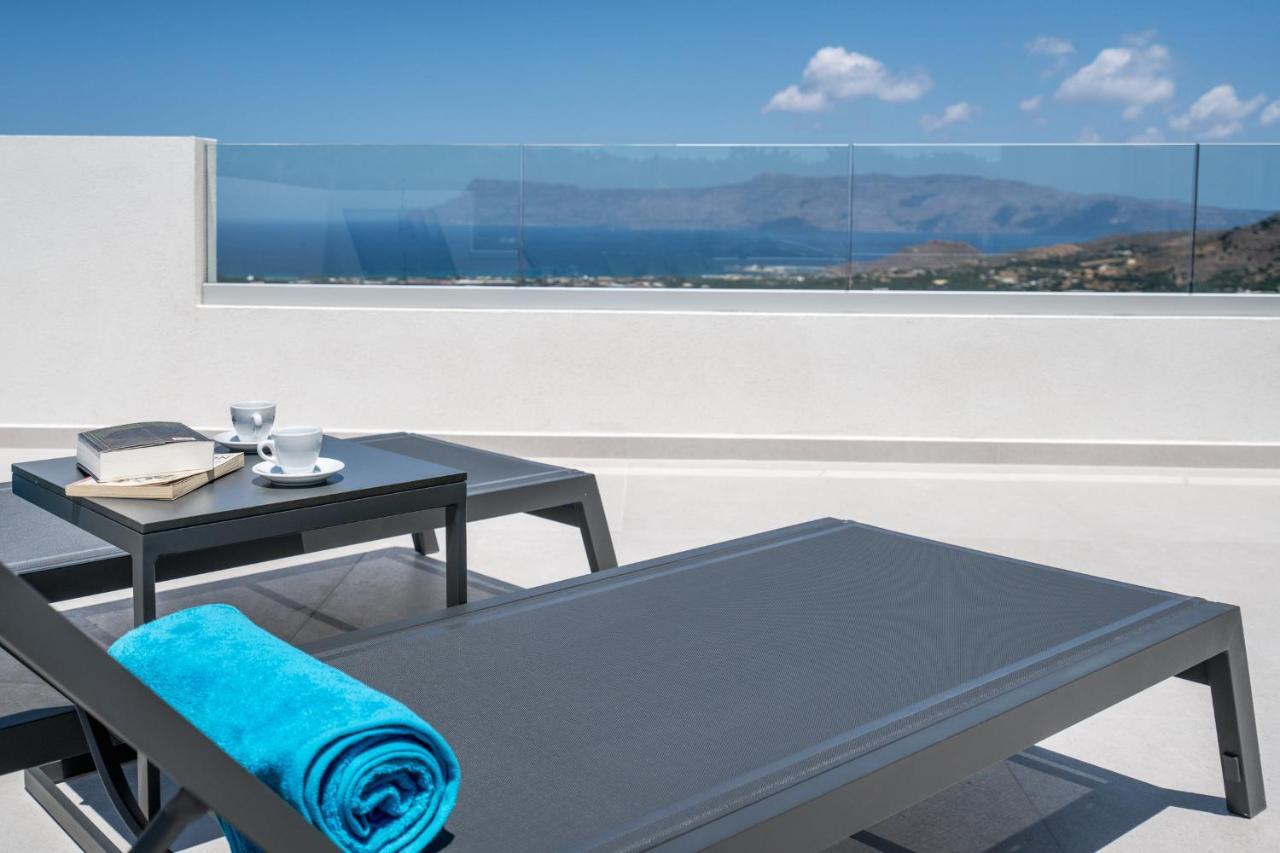 Luxurious Villa Cretan Aura With Private Heated Pool, Jacuzzi And Playroom Agios Ioannis  외부 사진
