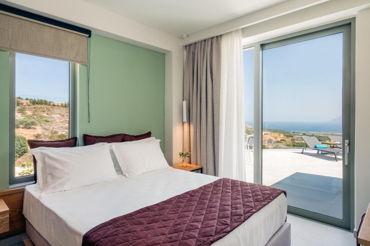 Luxurious Villa Cretan Aura With Private Heated Pool, Jacuzzi And Playroom Agios Ioannis  외부 사진